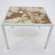 1980s Resin and Stone Chrome Plated Coffee Table, Germany