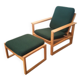 Børge Mogensen chair 2256 with hocker 2248