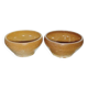 Two small stoneware bowls - French - Vintage