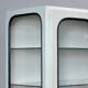 Vintage Glass & Iron Medical Cabinet, 1970s