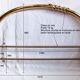 Brass headboard style "Lipparini"