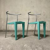 Two starck Dr. Glob chairs edited by Philippe Starck by Kartell italy
