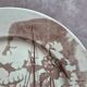 Antique plate Terre de Fer Clairefontaine Marine model