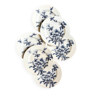 6 assiettes à dessert