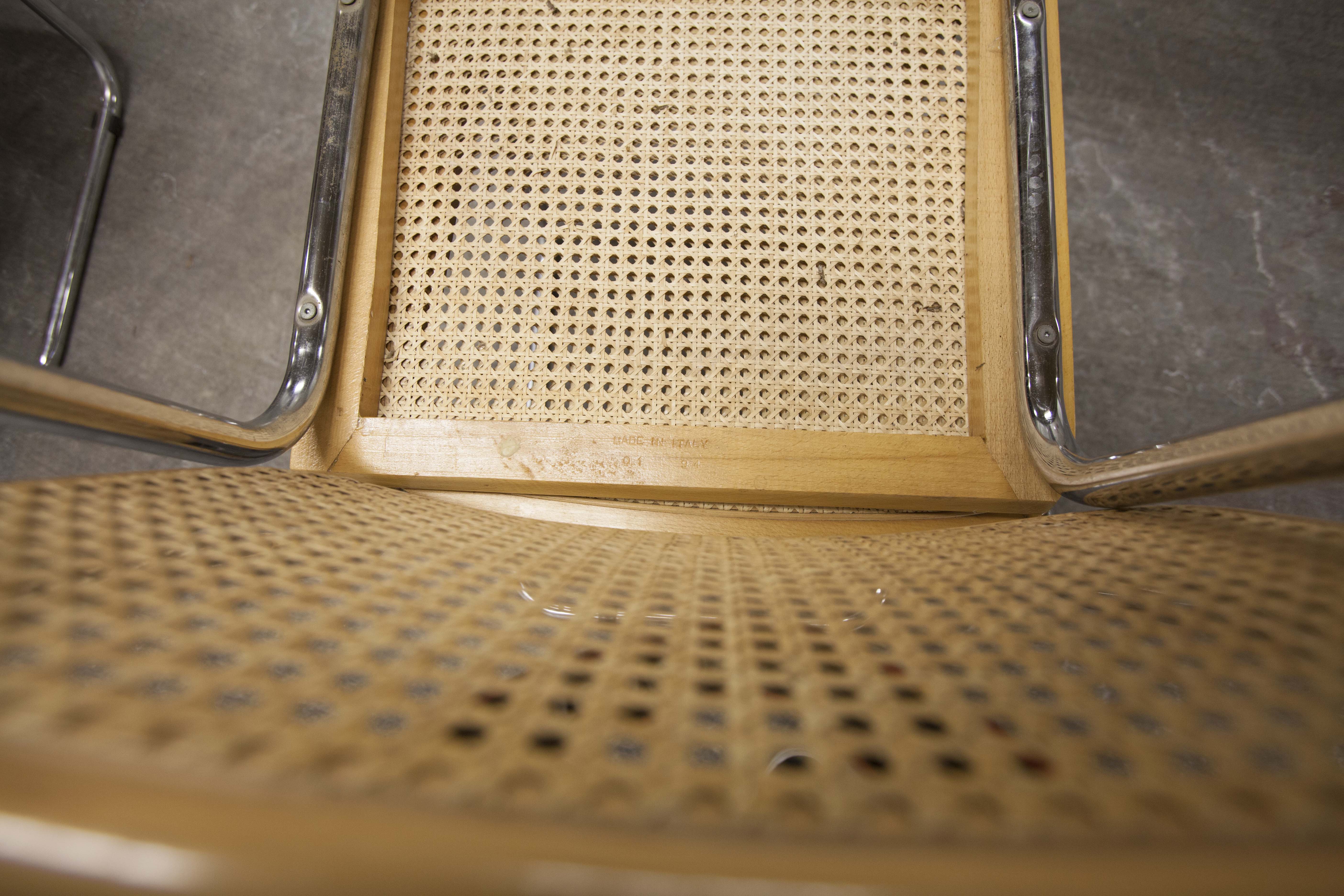 Set of 6 chairs by Marcel Breuer B32