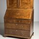 Bureau-bibliothèque en loupe de noyer, XIXe siècle