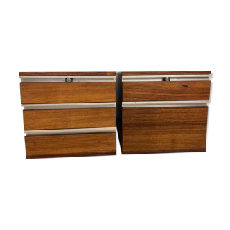 Set of 2 vintage archive drawers