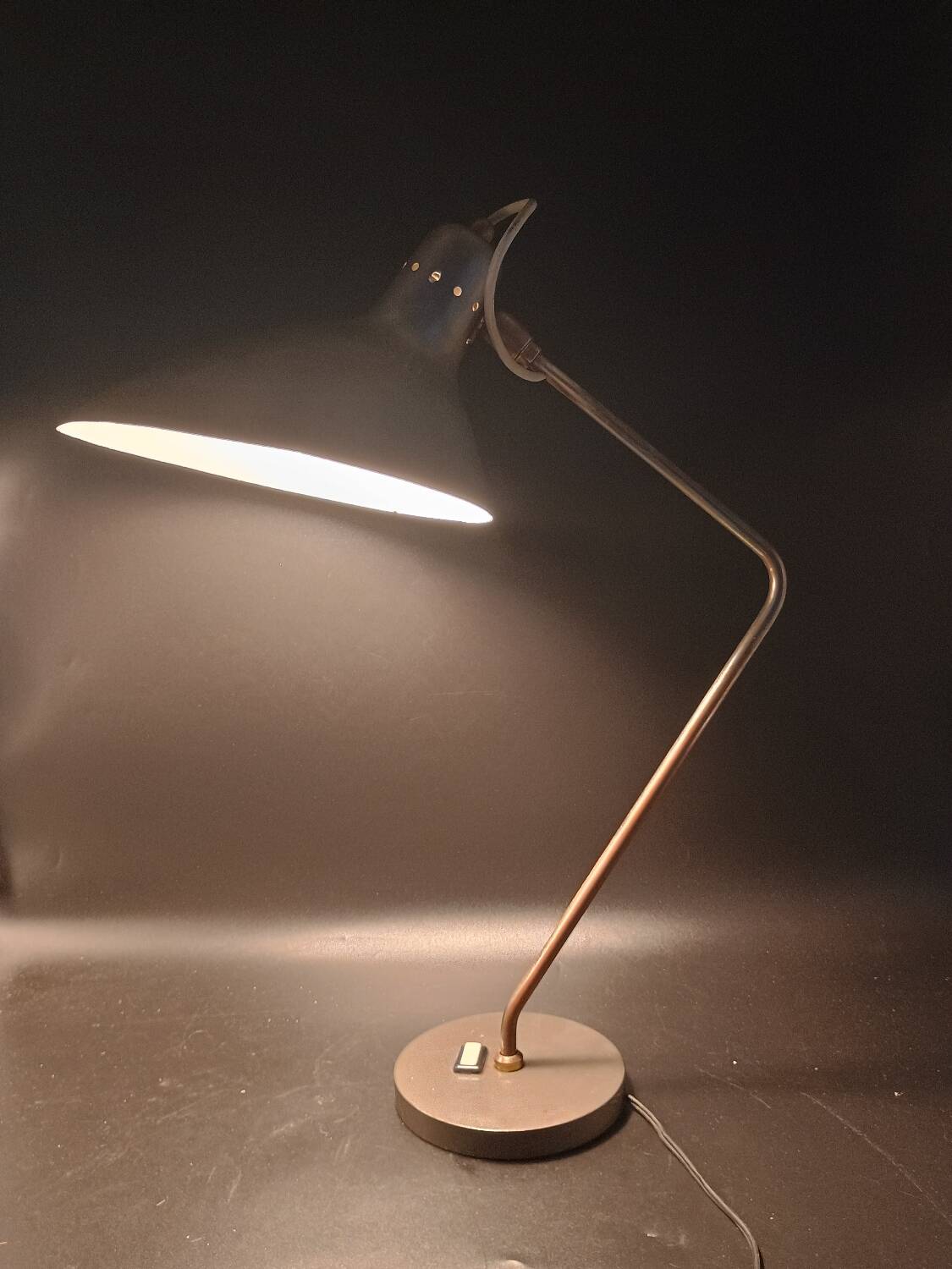Industrial lamp Caillat Edition 1960 by Jean Boris Lacroix designer