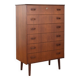 Mid-Century Danish Teak Chest of Drawers, 1960s.