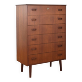 Commode à tiroirs vintage en teck, Danemark, 1960.
