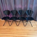Set of four Sebastian chairs designed by Niels Gammelgaard, Ikea, Sweden, 1
