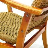 Chaises en corde vintage, 1970