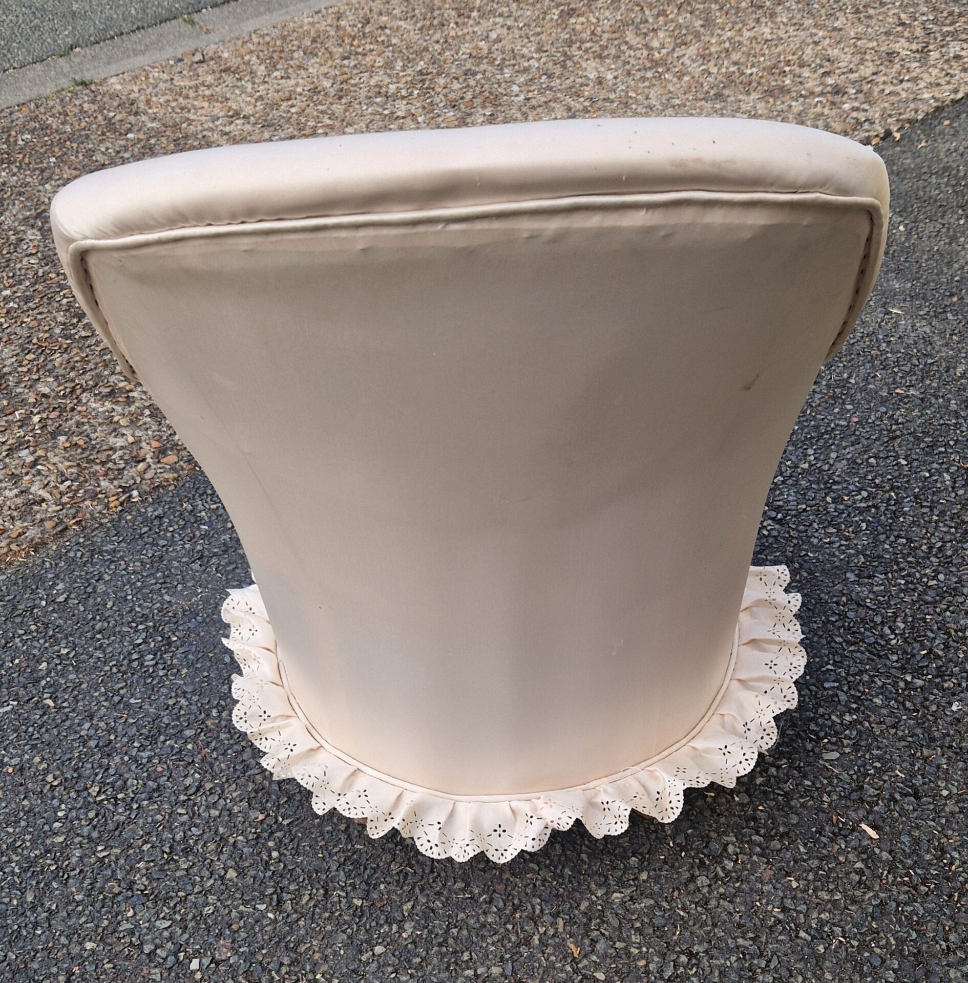 vintage fabric seat