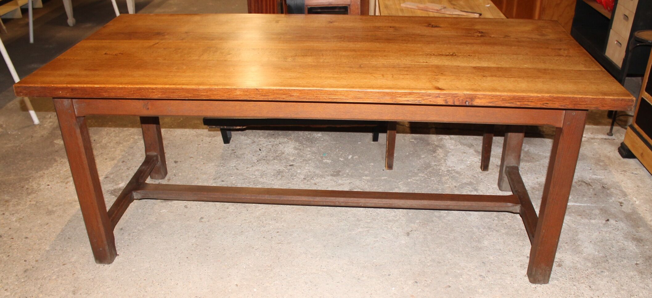 Oak farm table
