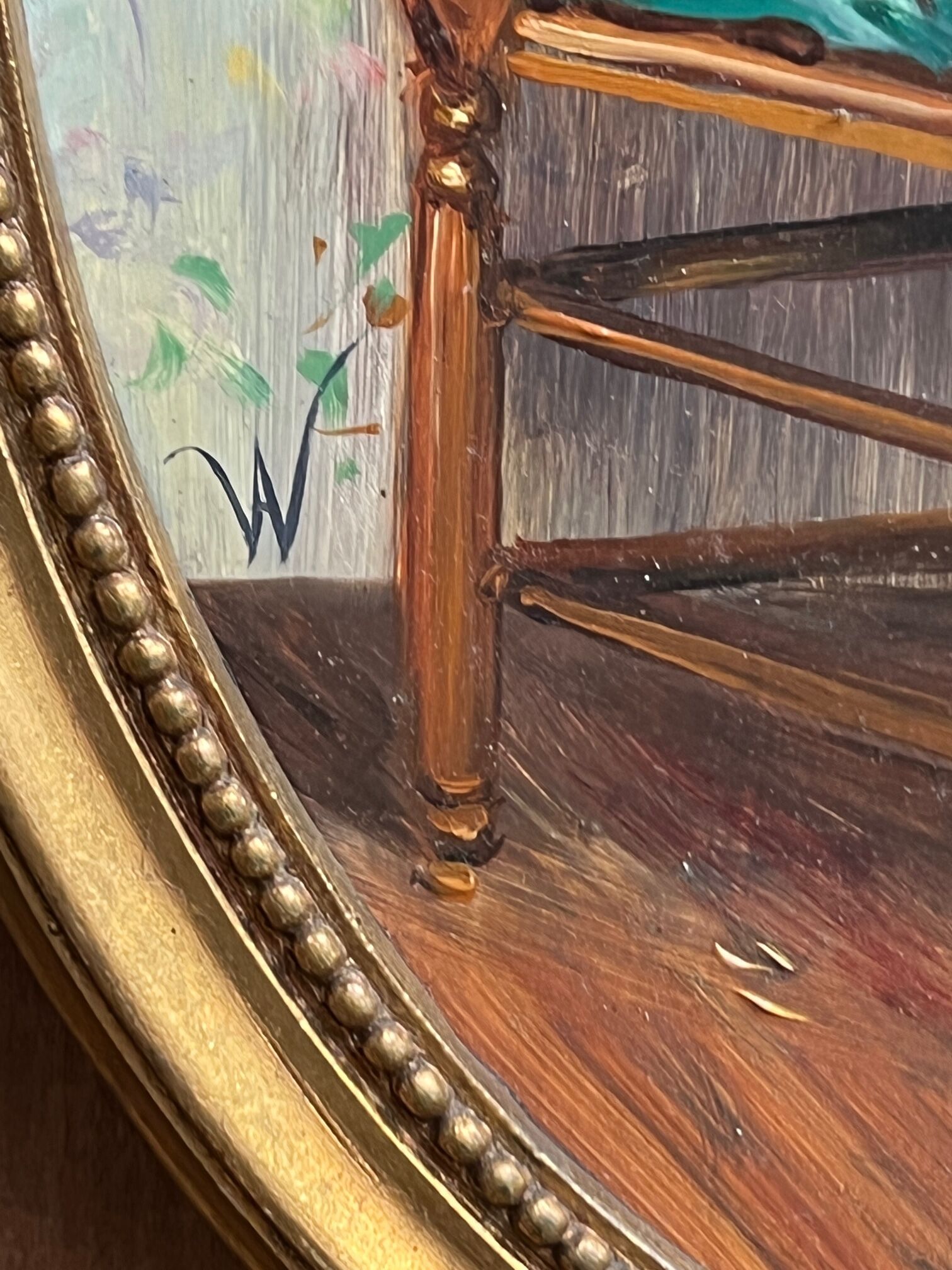 Portrait of a lady in Art Deco style