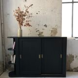 Walnut sideboard, late 19th century.
