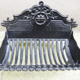 Old gate, cradle with cast iron logs