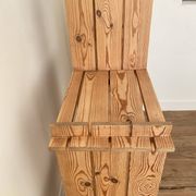 80's pine bookshelf