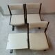 Chair + table on beam vintage 80s