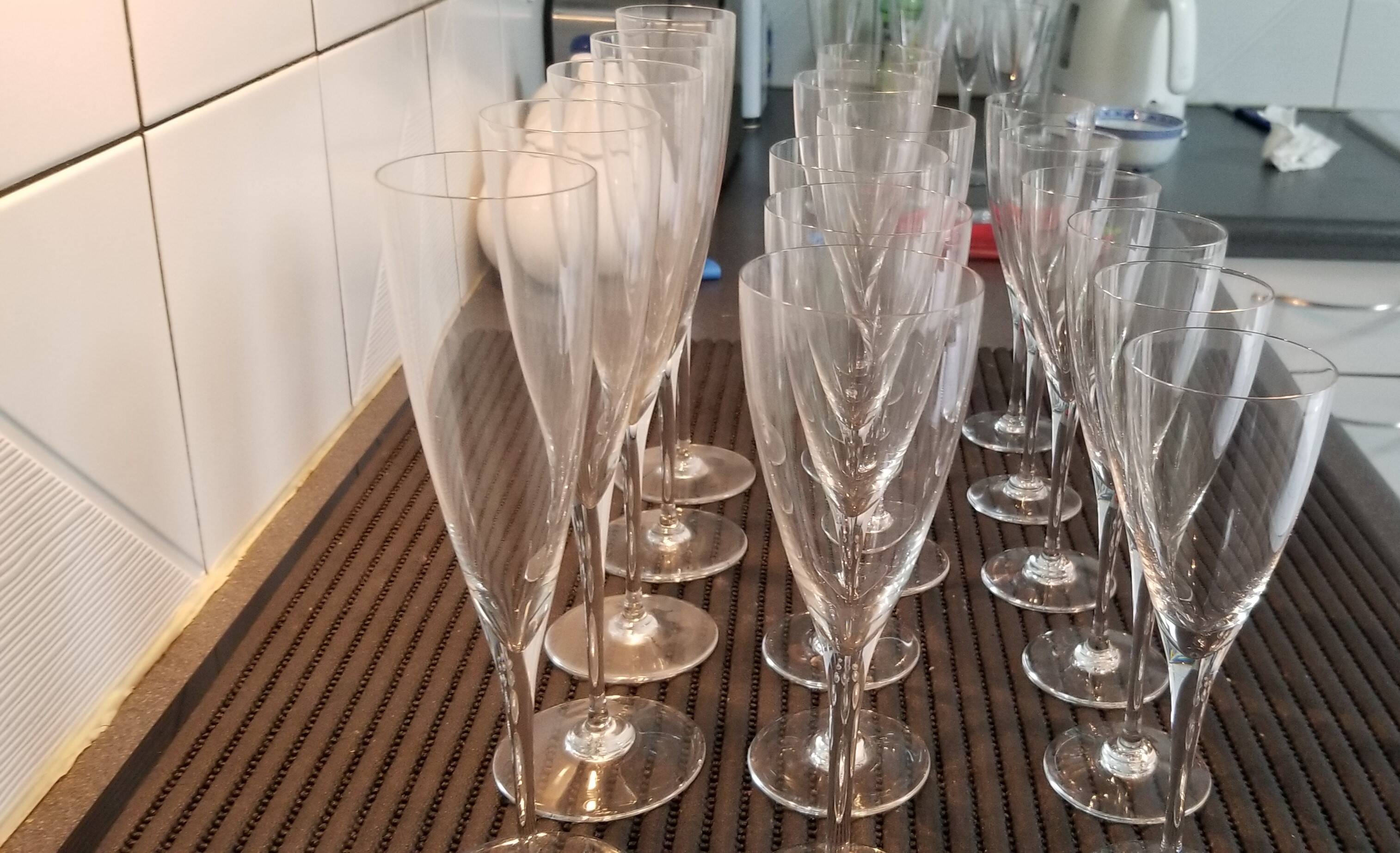 Baccarat crystal glasses