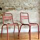 Paire de chaises style Tolix 1950
