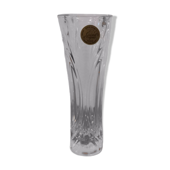 Vase en cristal d'Arques "châtelet" déco vintage 17cm