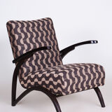 Art deco armchair designed by Halabala and Made by Up Závody 1930