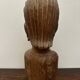 African statue, wooden bust of a woman, 1920s