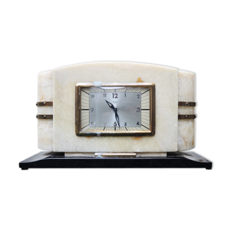 Clock art deco marble bayard