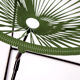 Armchair acapulco original olive green brand boqa