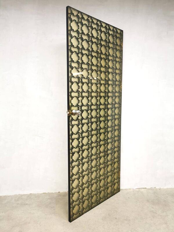 Portes en fibre de verre au design Art Déco vintage des années 60