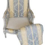 Set of 4 Louis XVI style bergère armchairs