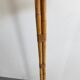Vintage rattan & straw floor lamp 1950
