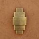 Art Deco brass wall sconce