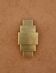 Art Deco brass wall sconce