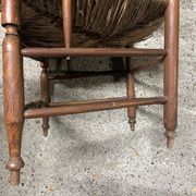 Fauteuil provençal, assise en paille