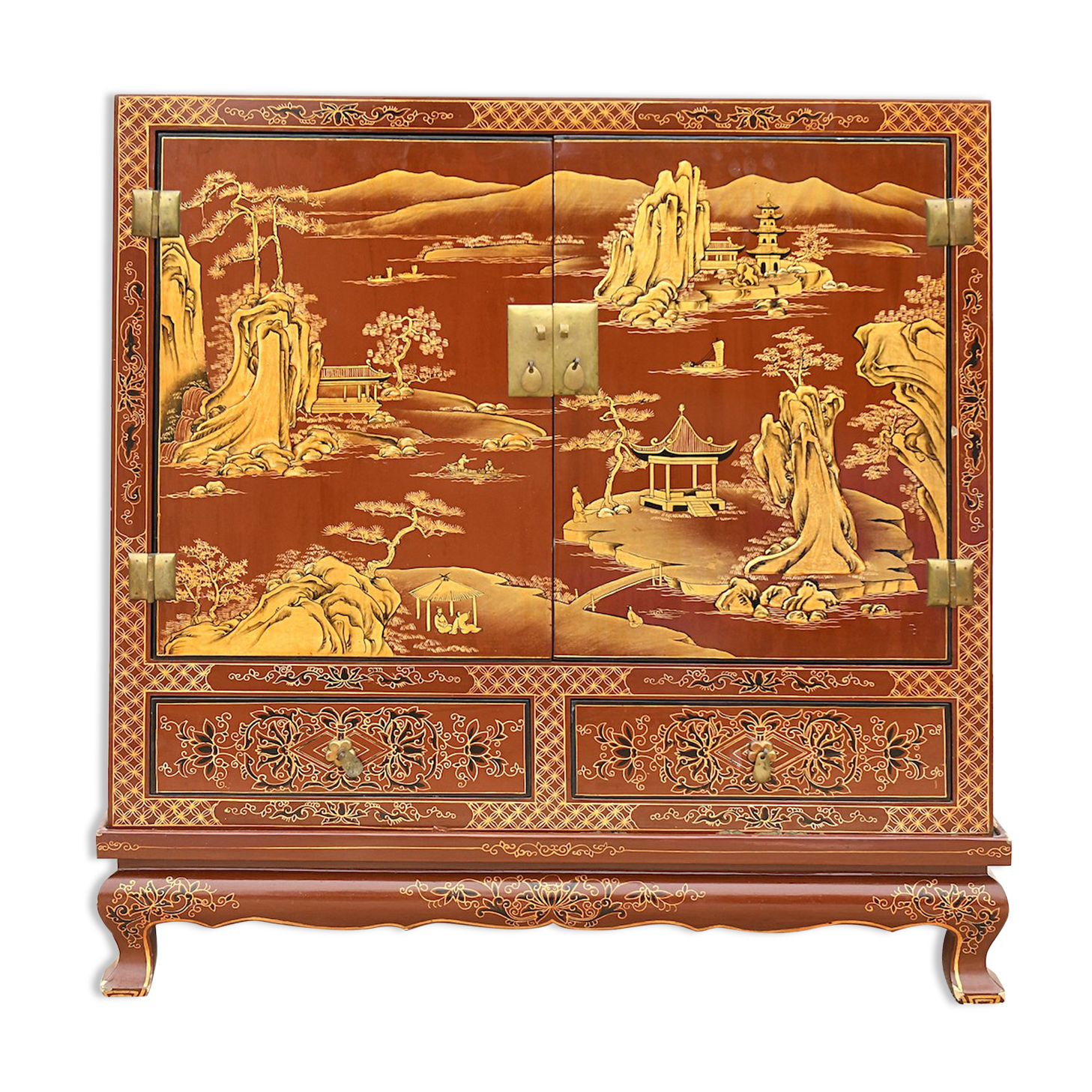 Chinese-style TV cabinet