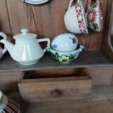 Antique wooden wall shelf