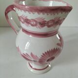 Henriot Quimper Camaïeu pink collection pitcher