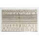 Boho Chic Moroccan Tulu Rug, 100% Natural Undyed Wool, Custom Options Available