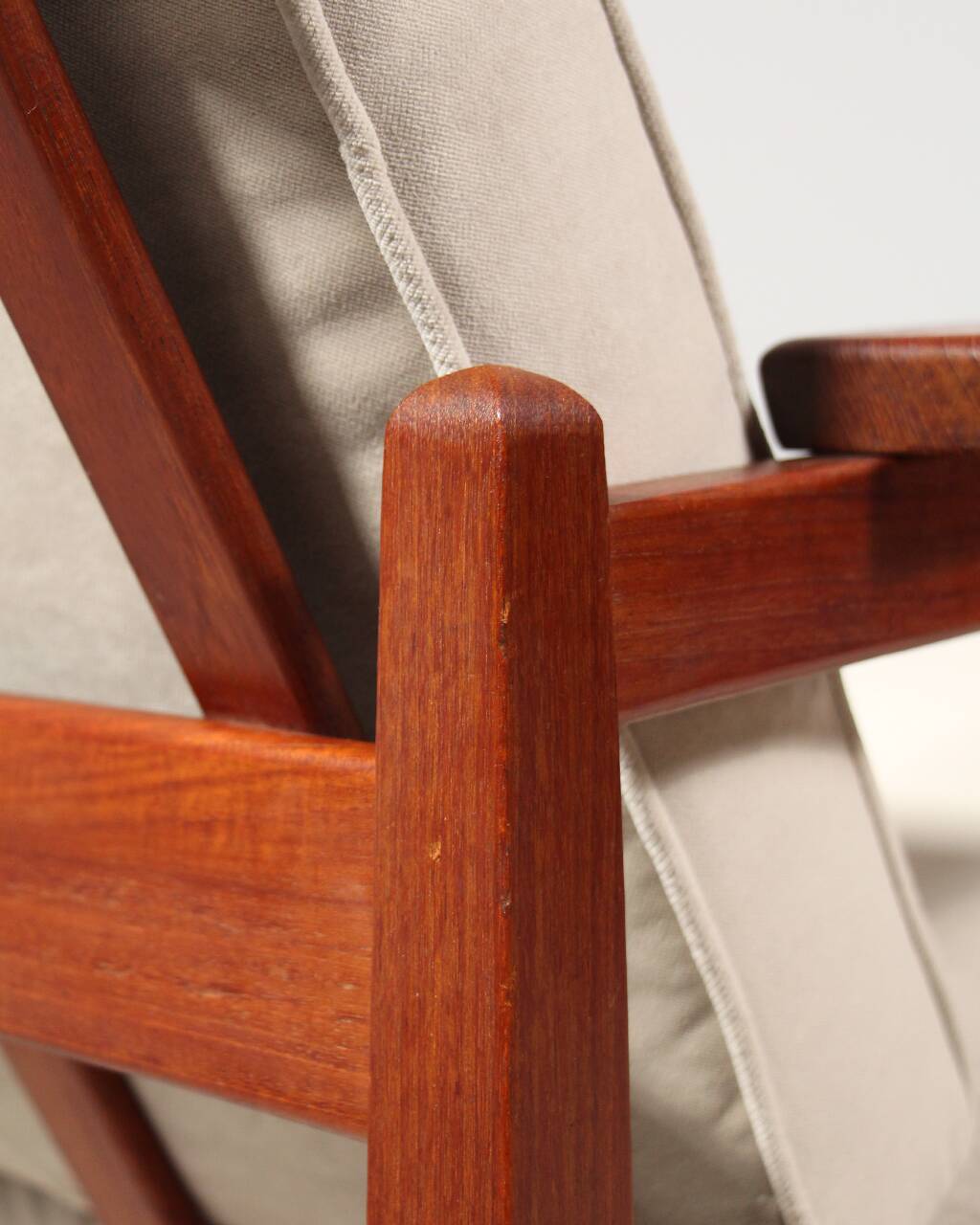 Vintage Scandinavian teak armchair