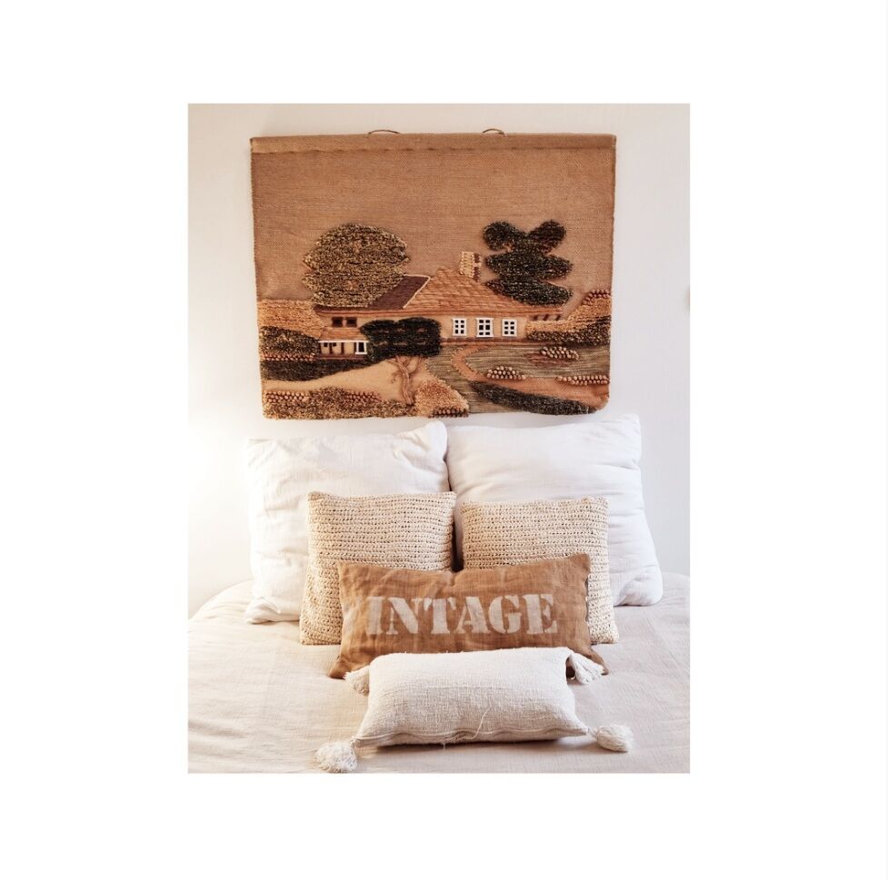 Weaving Vintage wool wall tapestry