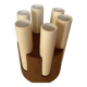 Scandinavian style soliflore vase