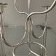 Pair of Tommy Larsen silver brass candlesticks from the 70s