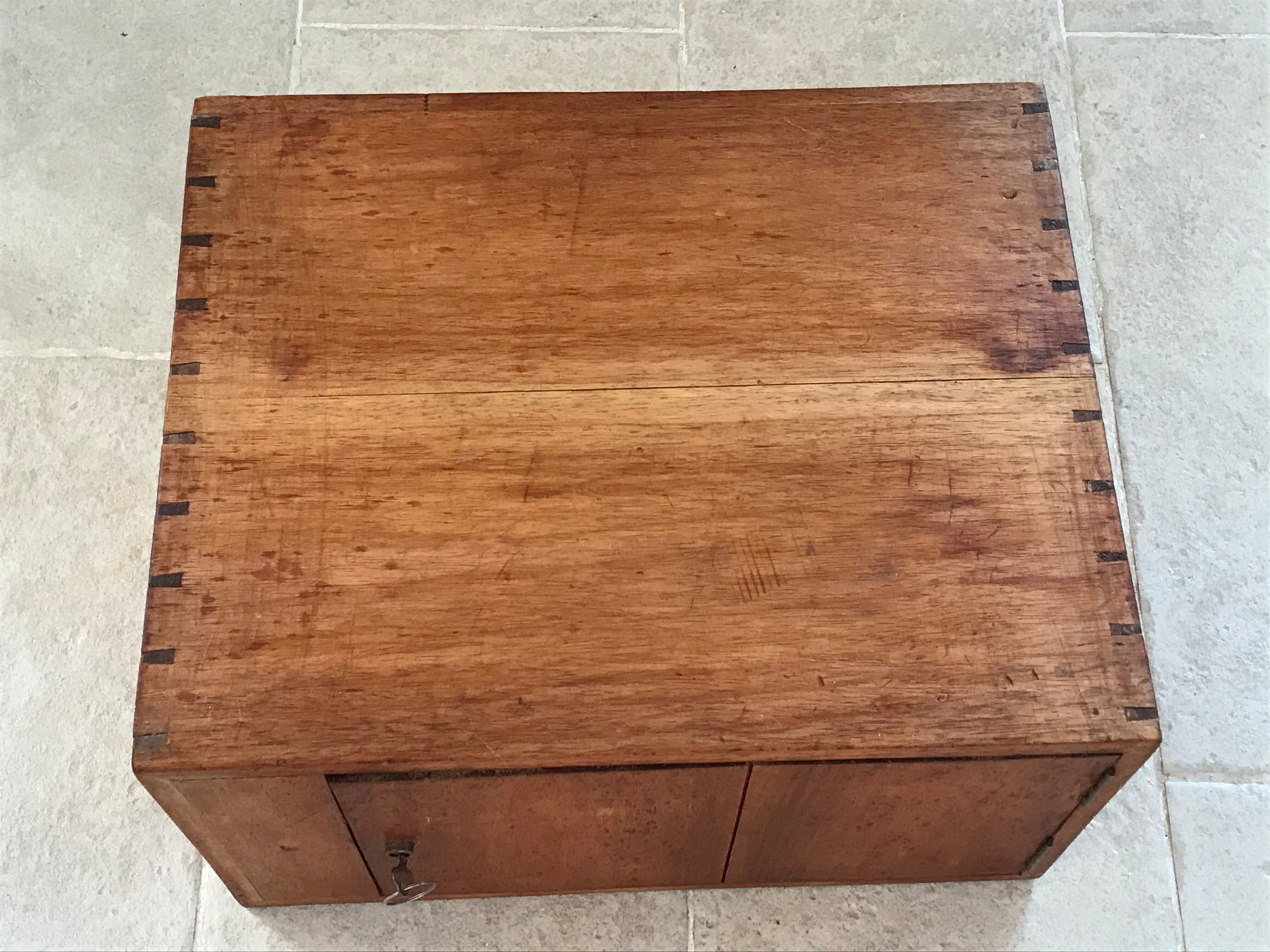 Vintage wooden chest