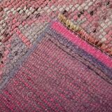 3x10 Soft Pastel Pink Vintage Runner Rug, 87x300Cm