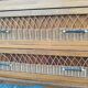 Vintage 4-drawer bamboo rattan chest of drawers