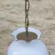Vintage opaline glass suspension