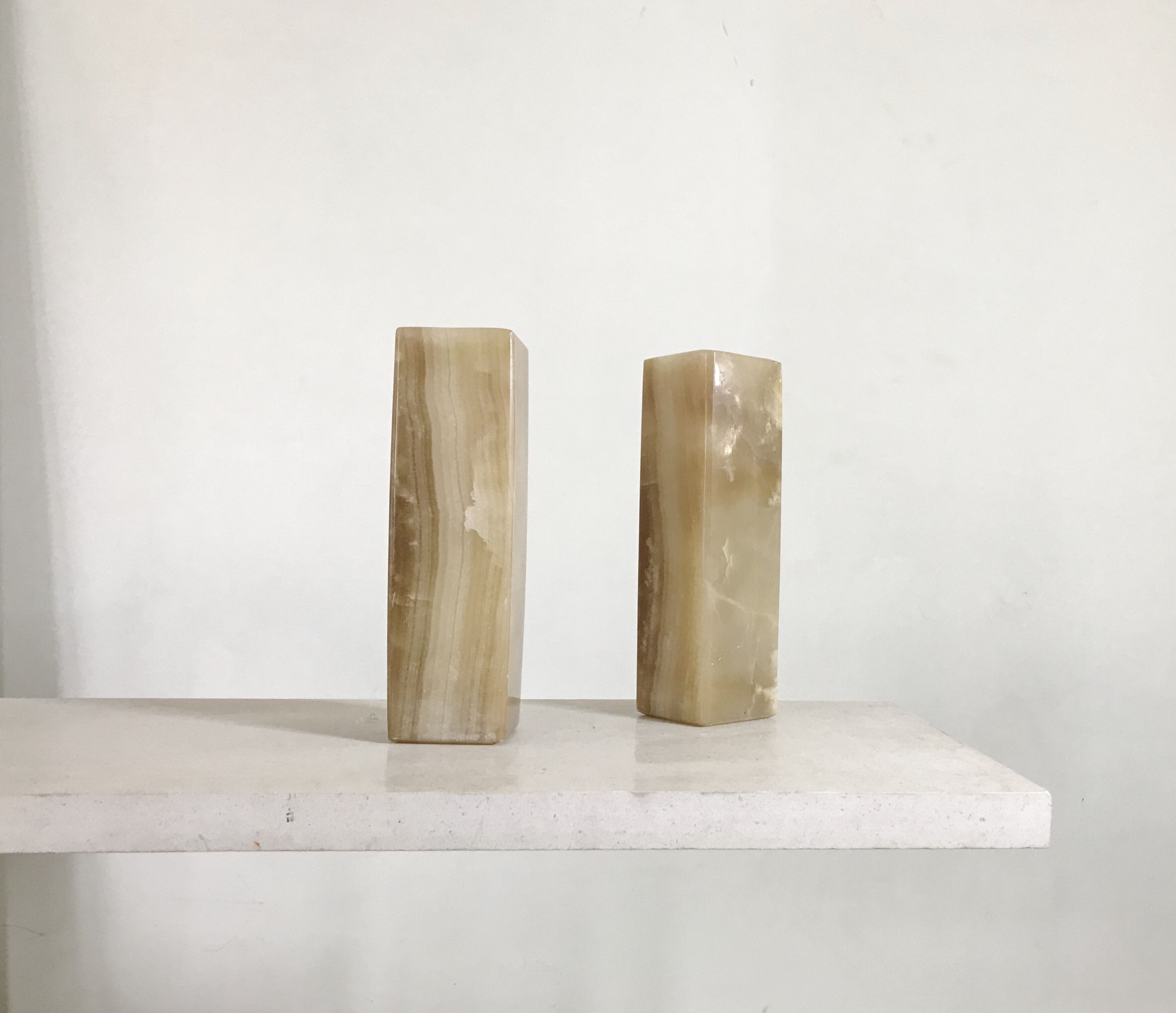 Pair of vases, Italian Alabaster 1960