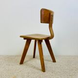 Children's chair, wooden, 70s